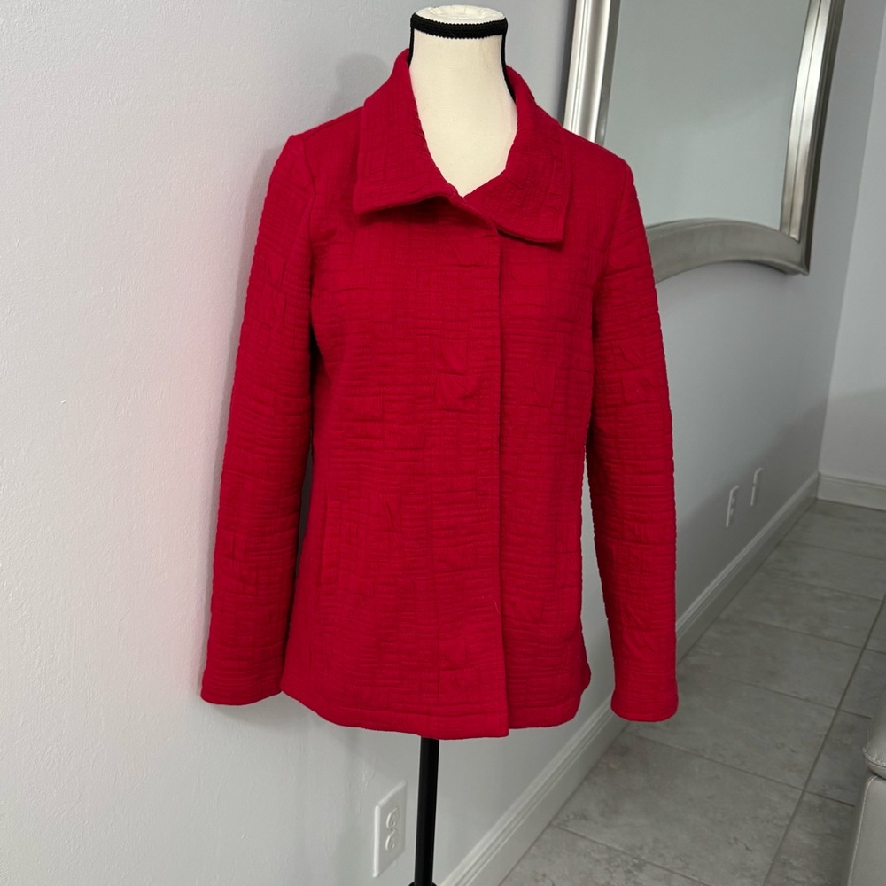 Habitat Women's Bold Red Pea Coat